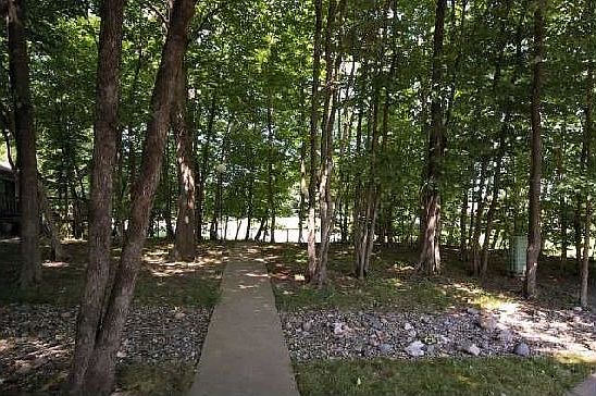wooded area setting, quiet, yet friendly neighborhood
