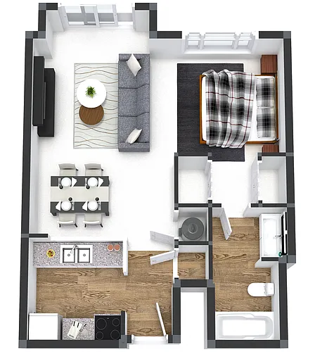 Floor plan Studio