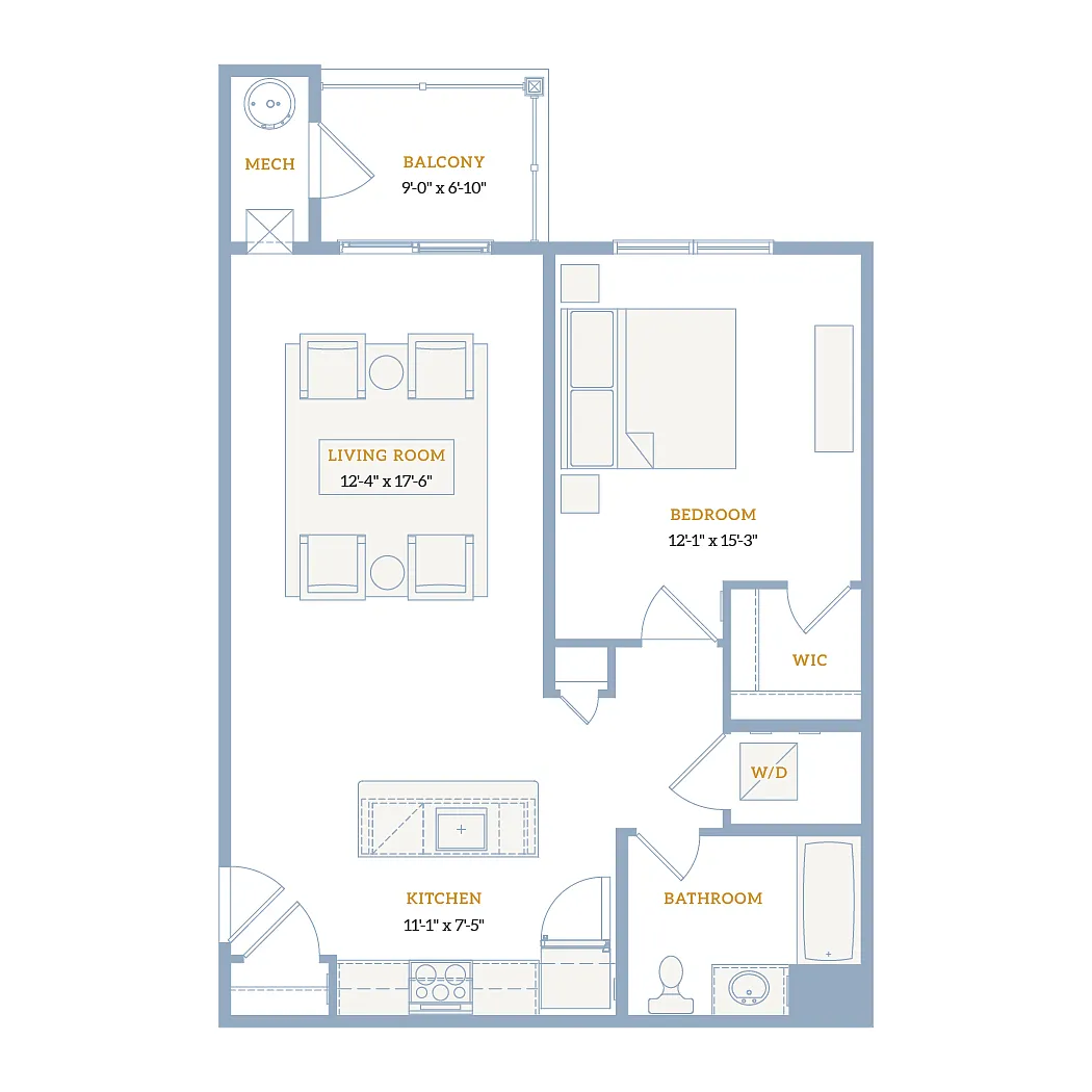 Floor plan A1B