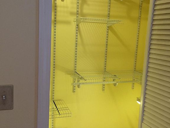 Walk-in closet for two