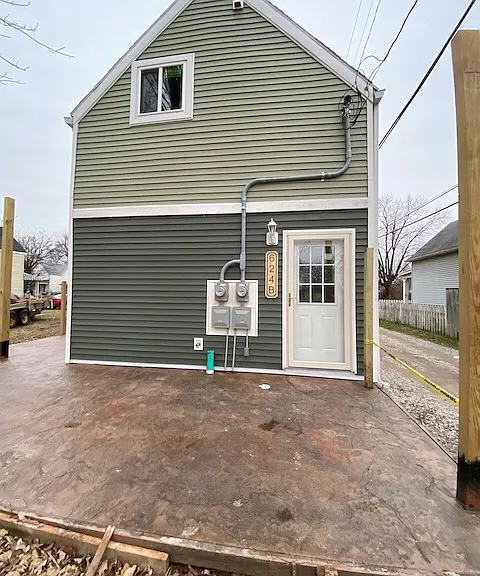 Rear Entry & Patio
