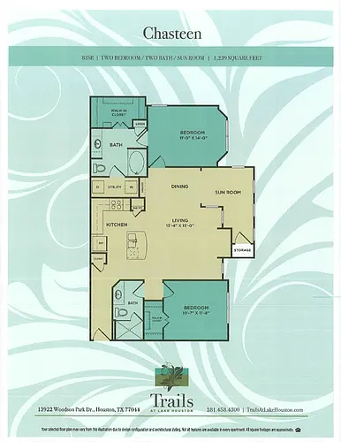 Floor plan Chasteen