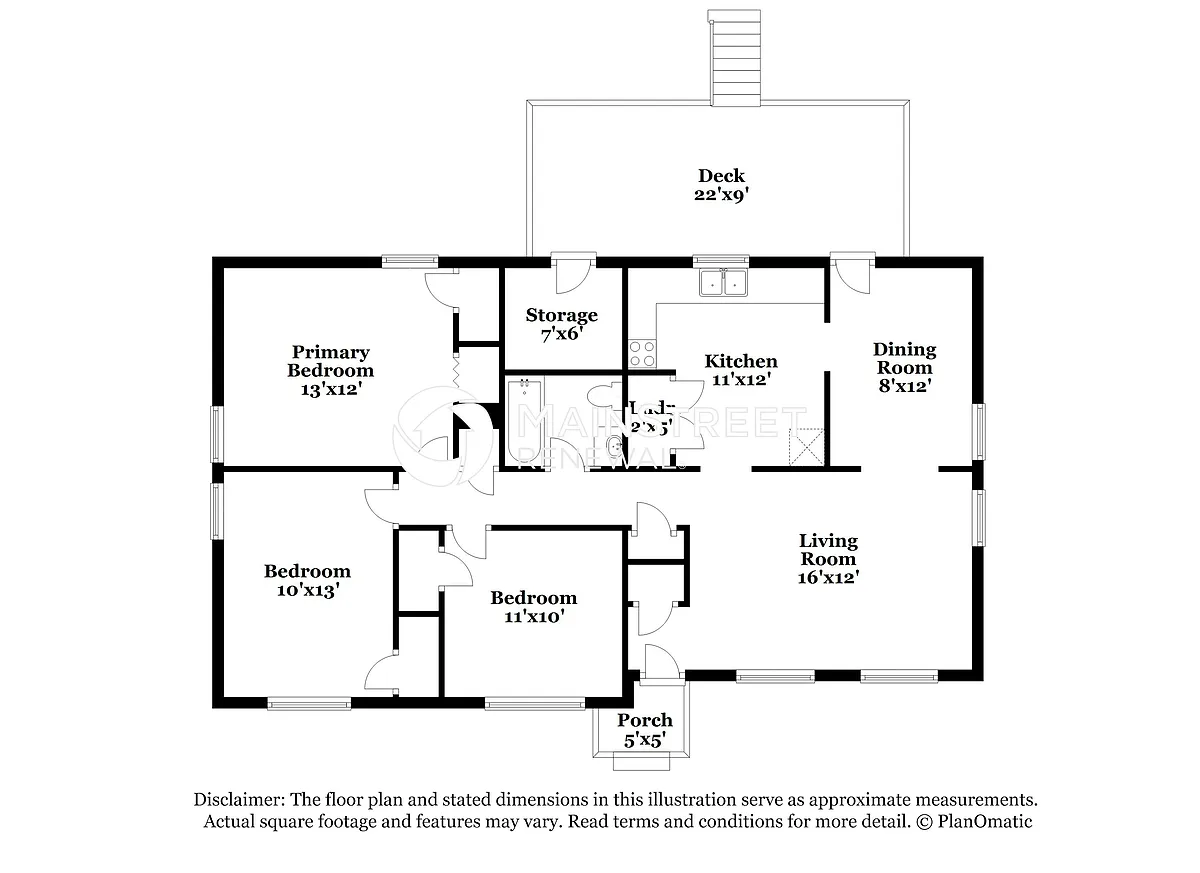 Floor Plan - 2818 Micmac Dr