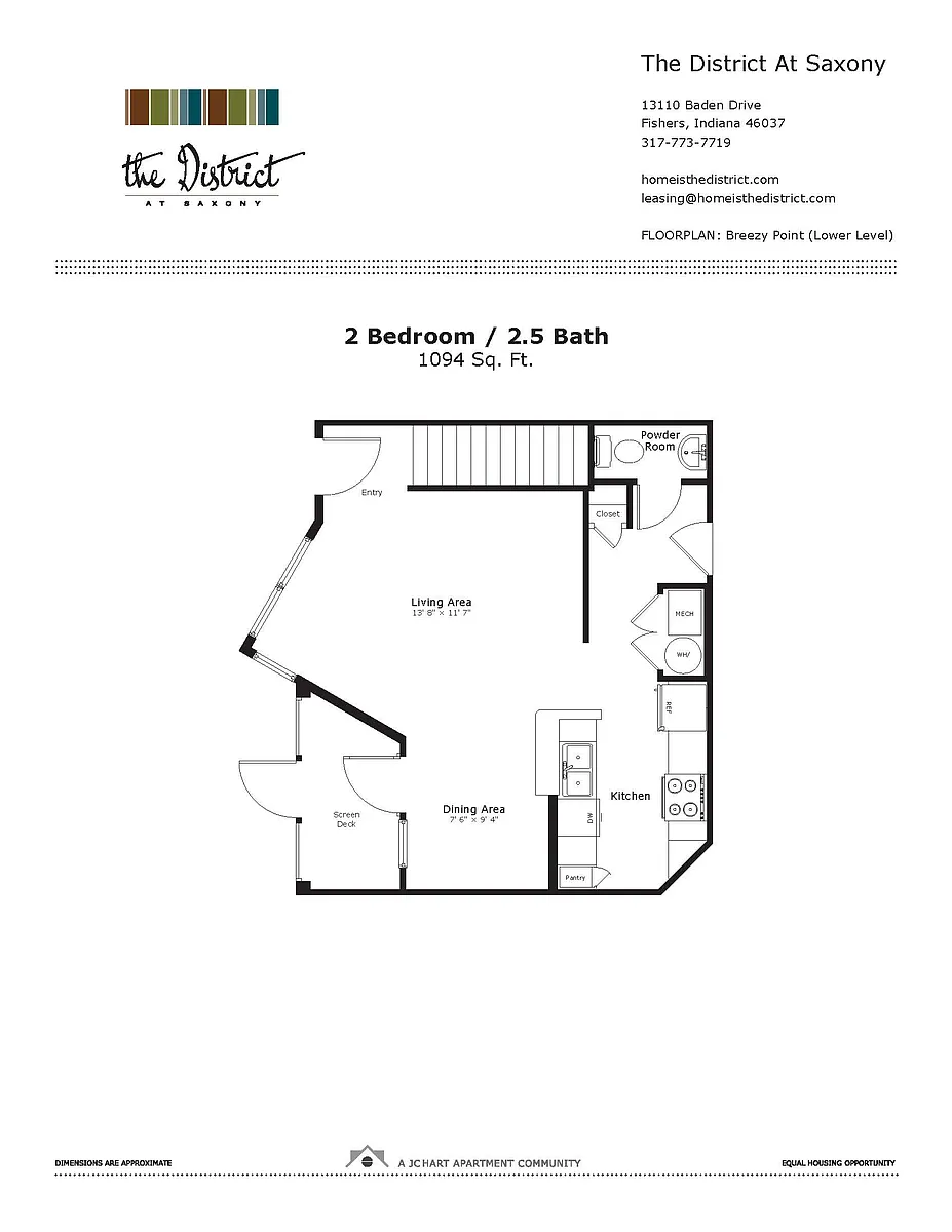 Floor plan Breezy Point / 2.2.5