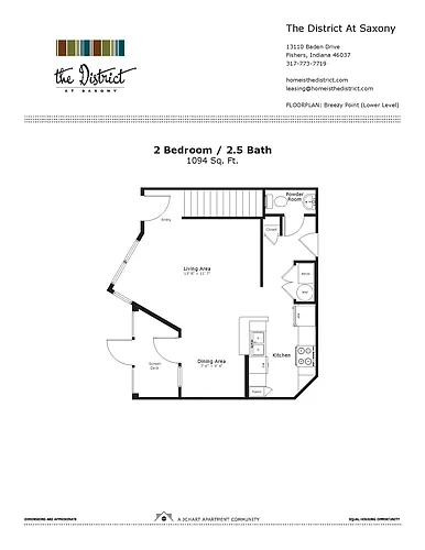 Floor plan Breezy Point / 2.2.5