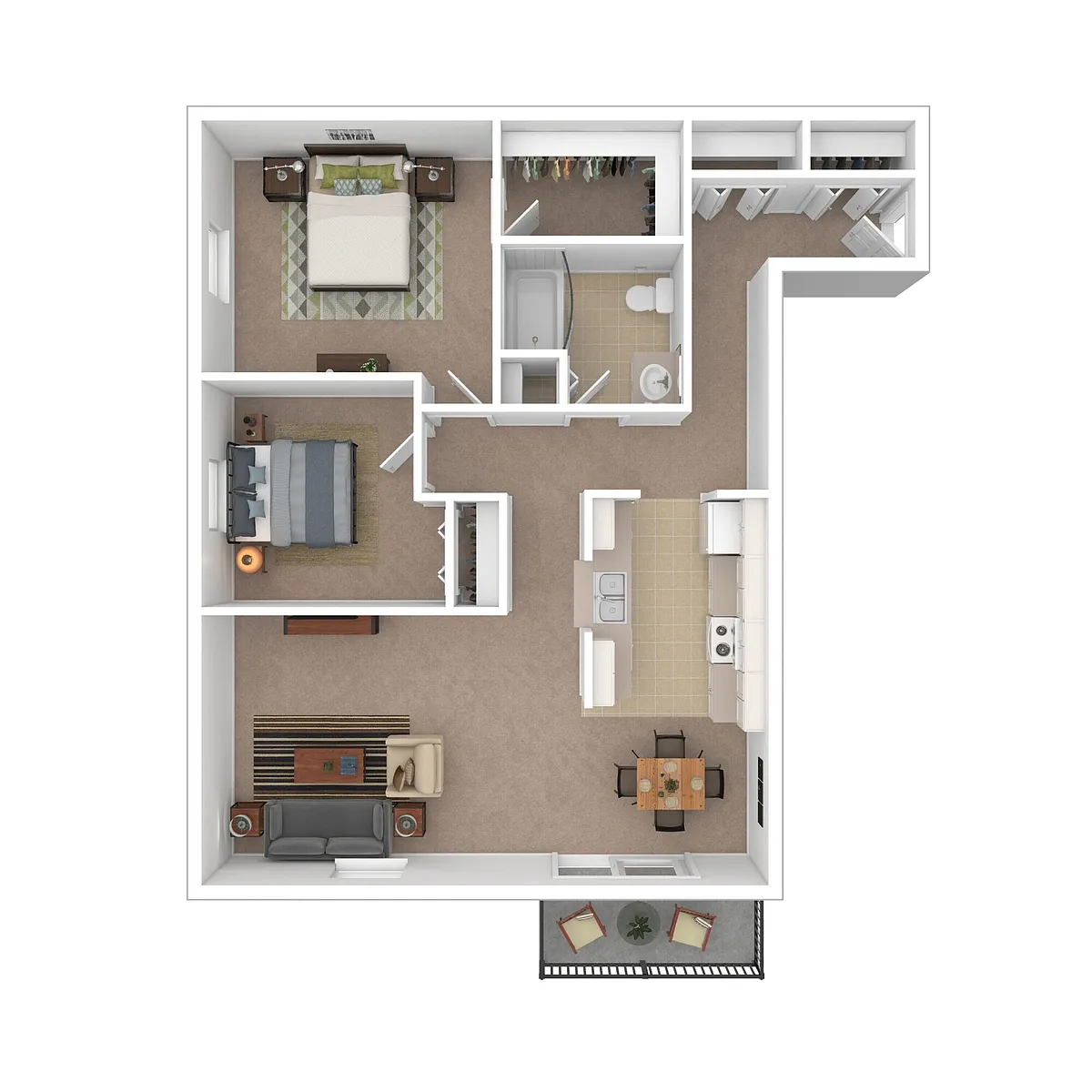 Floor plan 2 Bedroom