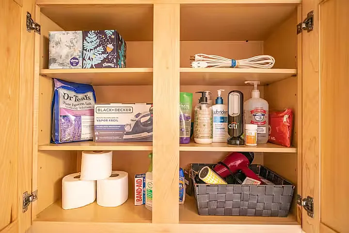 We provide a starter kit of consumables for your stay.