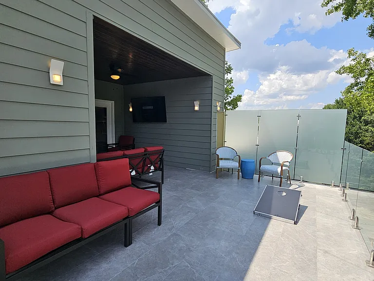 Rooftop patio