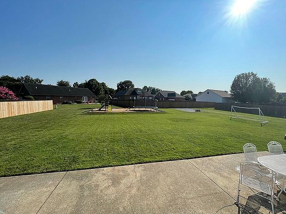 Backyard view from house