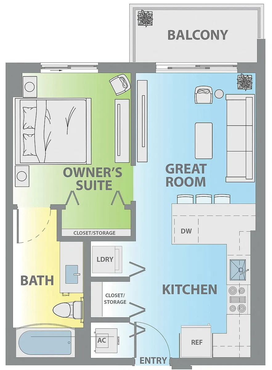 Floor plan Placencia