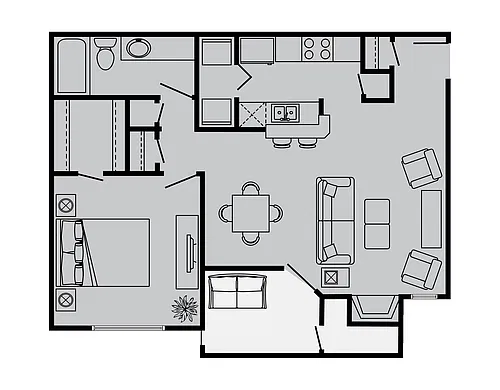 Floor plan B