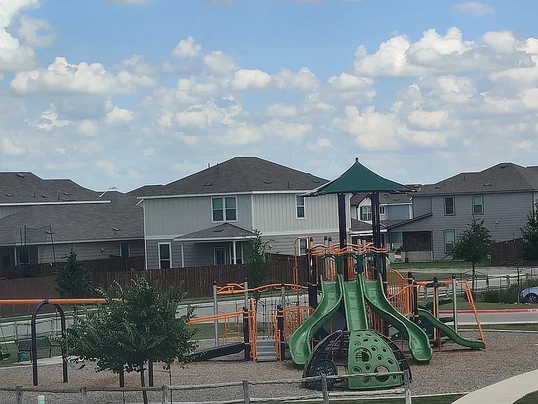 Playground view from home