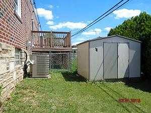 Back Yard w/central air conditioning unit