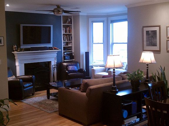 living room and dining room