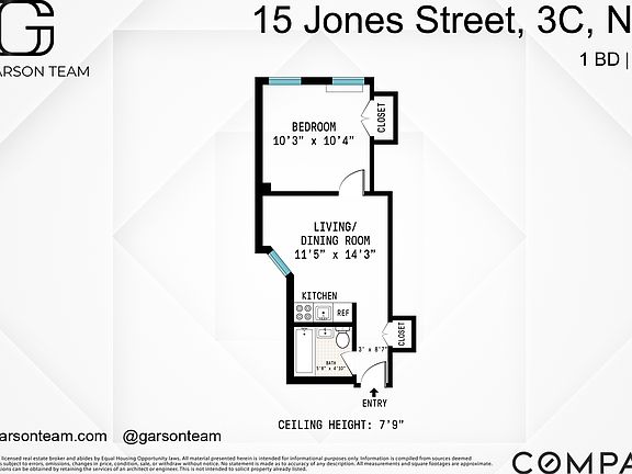 2nd image of 15 Jones St APT 3C