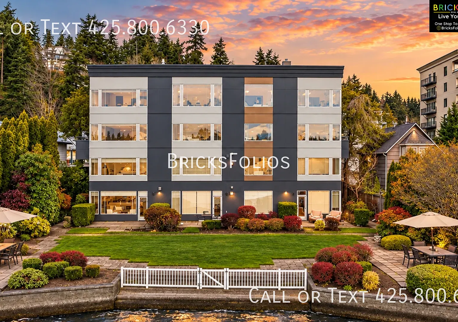 Fully Furnished Waterfront Retreat | Private Beach Access | Near Google & Downtown Kirkland | Jan... — Photo 1