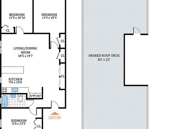 2nd image of 350 Irving Ave APT 3F