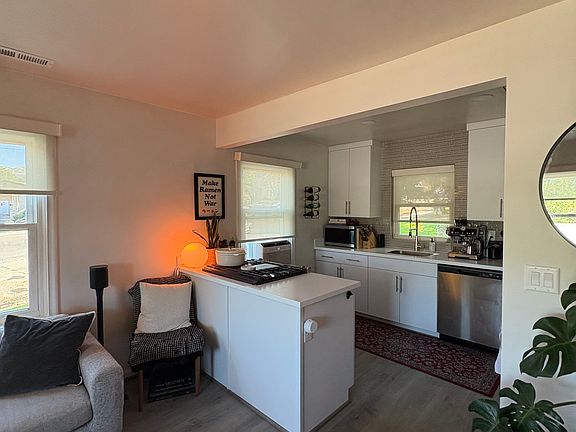 View of Kitchen from living room