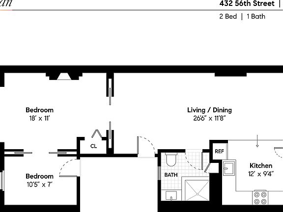 2nd image of 432 56th St #2