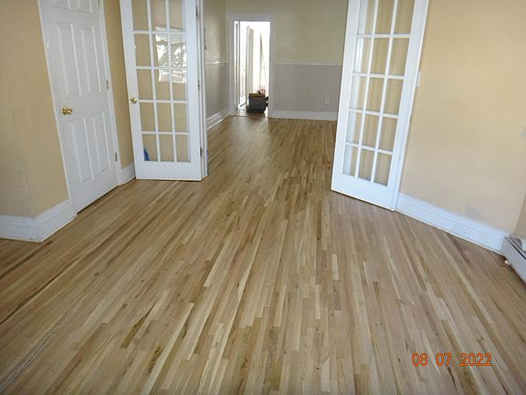 Master Bedroom (looking out to living room) with French doors