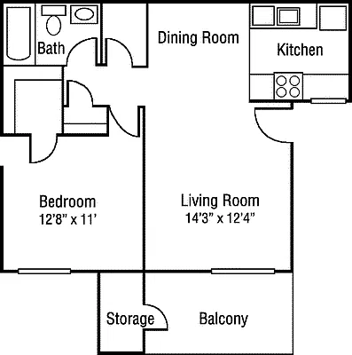 Floor plan The Monterey