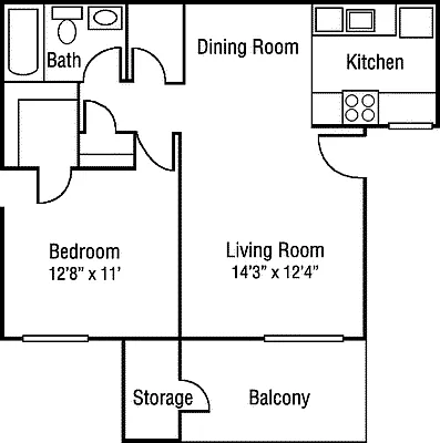 Floor plan The Monterey