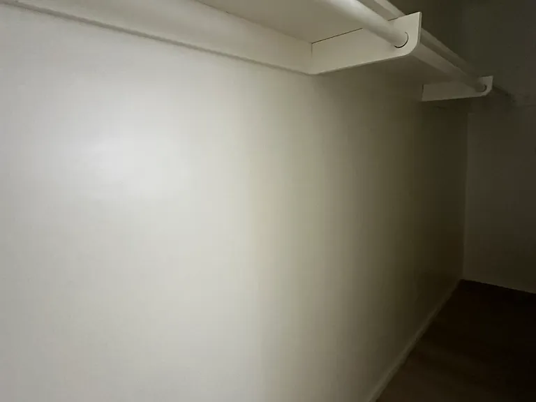 Large closet in the first bedroom off of the front door