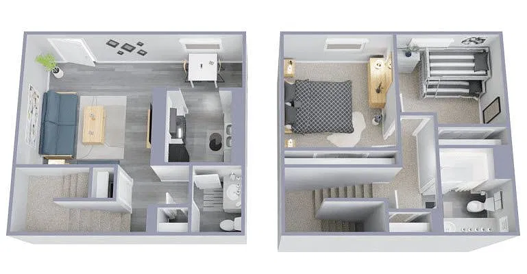 Floor plan B1 Townhome