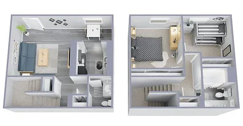 Floor plan B1 Townhome