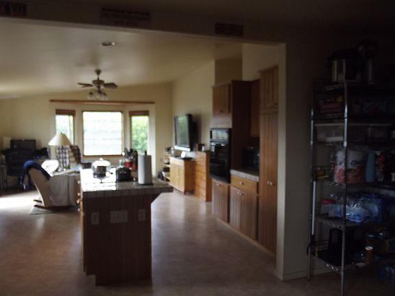 looking toward back of house