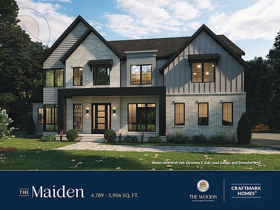 The Maiden Floor Plan, 4 BR, 3 BA, 2-Car Garage, Single Family Homes by Craftmark Homes