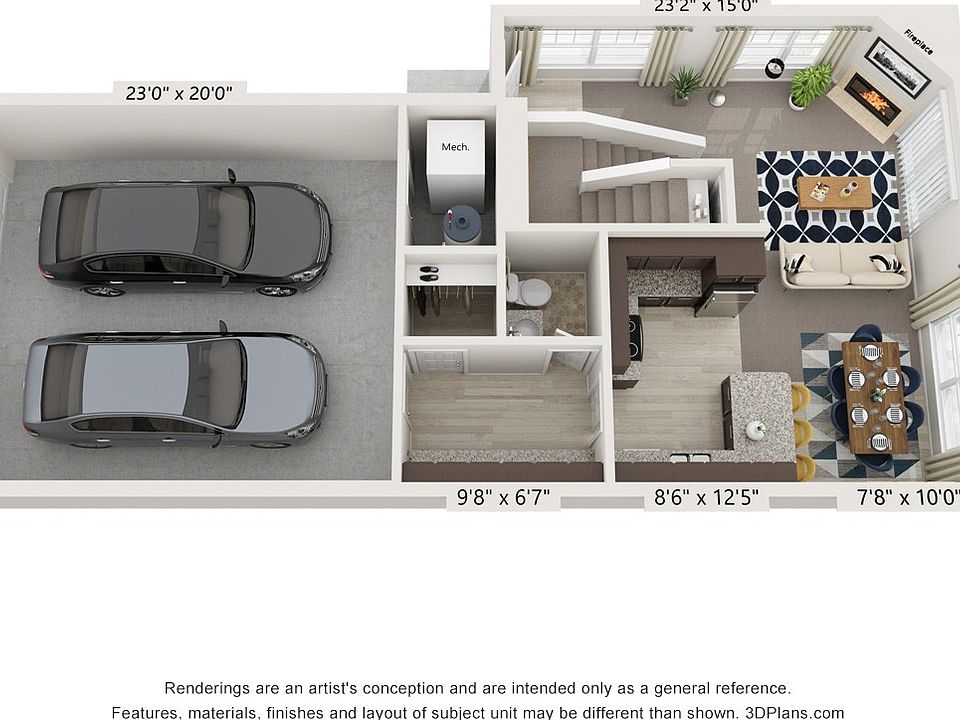 Downstairs/Main Level Layout