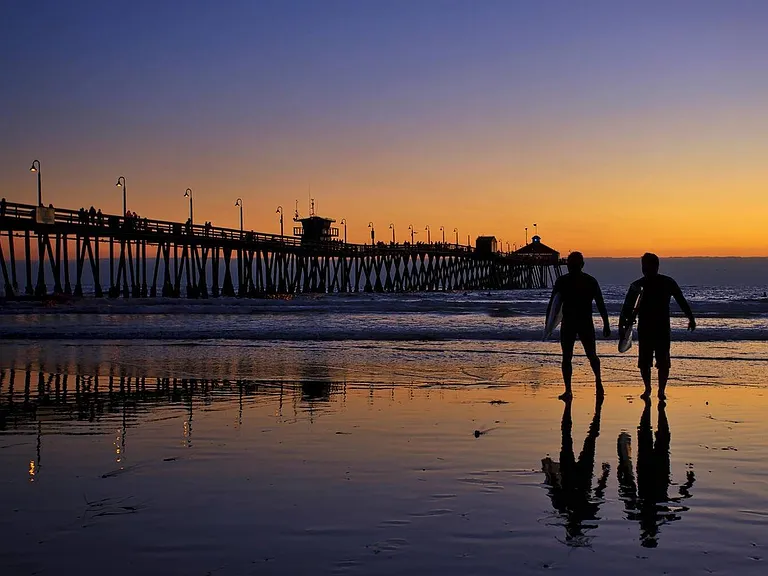 Surfing Sunset