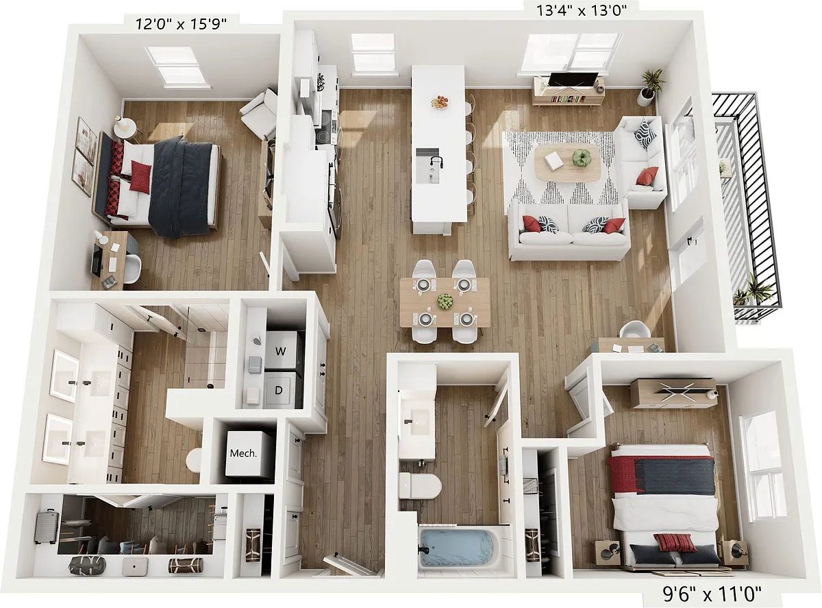 Floor plan B3