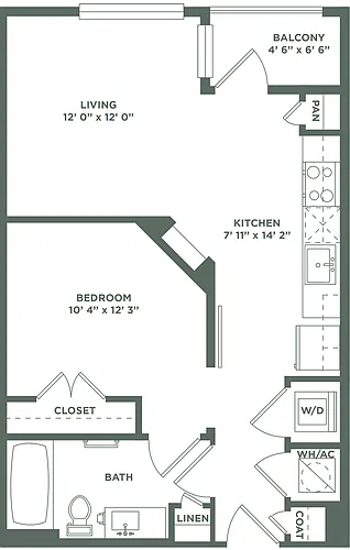 Floor plan E1ALTp/E1p/E1ALT2p/E1STp