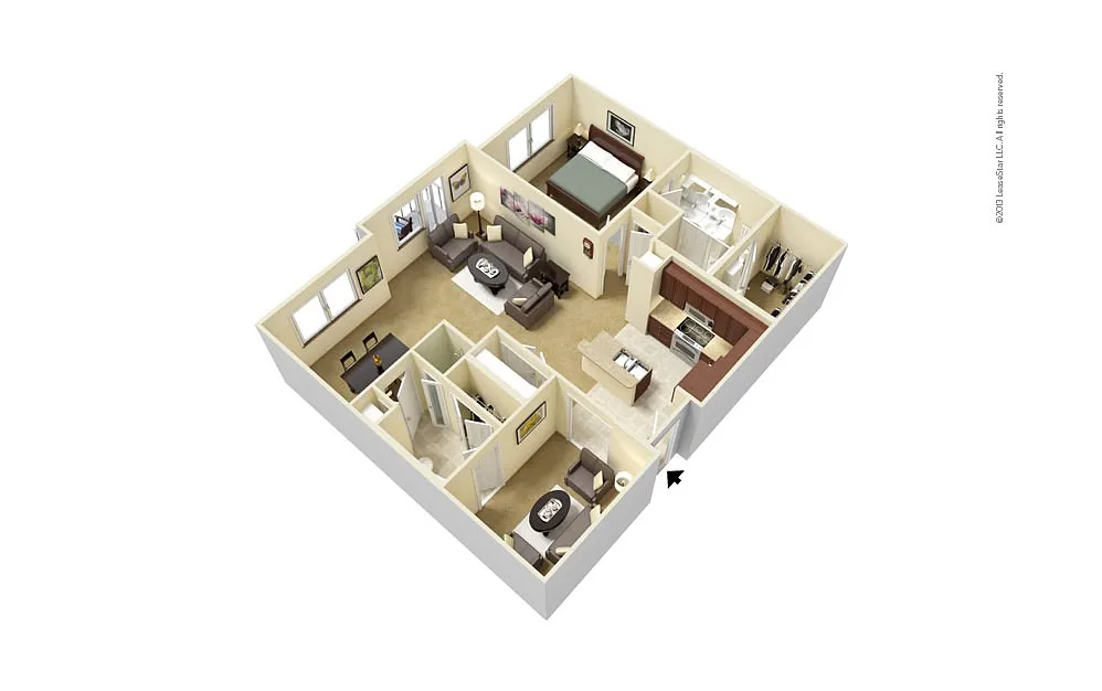 Floor plan The Quorum - Classic