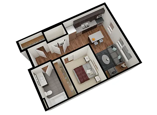 Floor plan Hickory