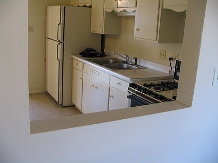 Kitchen through Window in LR