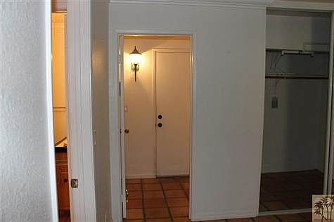 Private entry from the garage. The kitchen is to the left.