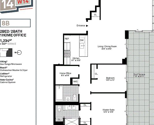 2nd image of 14 W 14th St APT 8B