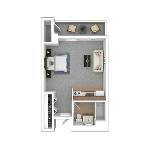 Floor plan Studio