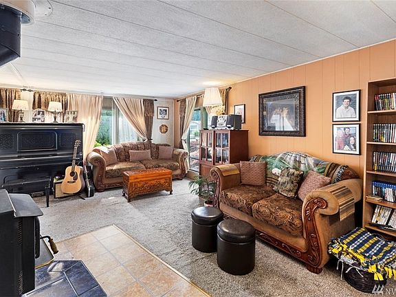 Large open living room for get togethers or just hanging out.