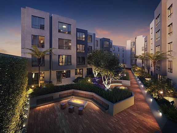 Interior common courtyard