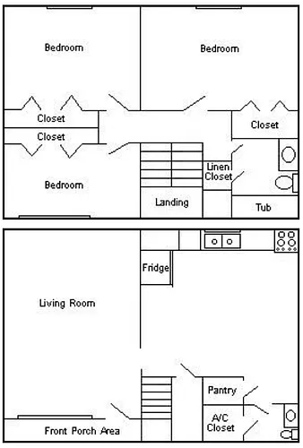 Floor plan 3 Bedrooms