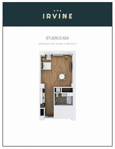 Floor plan Studio D