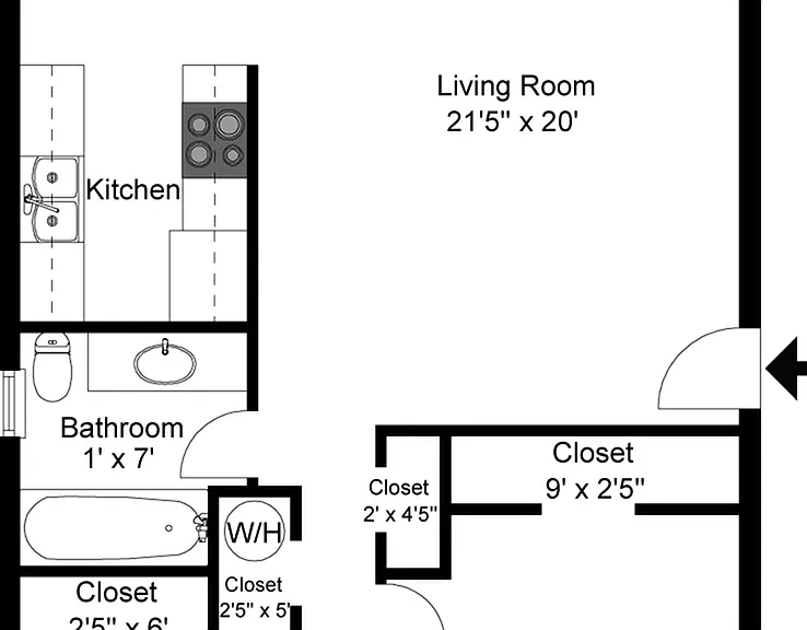 2 bed floor plan 2 bed floor plan