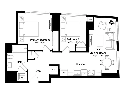 Floor plan Verde B06