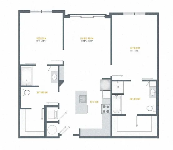 Floor plan B61