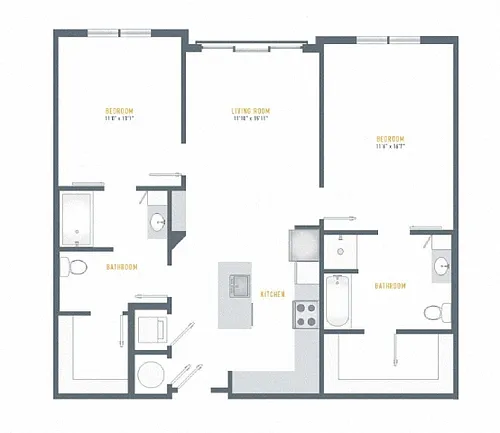 Floor plan B61