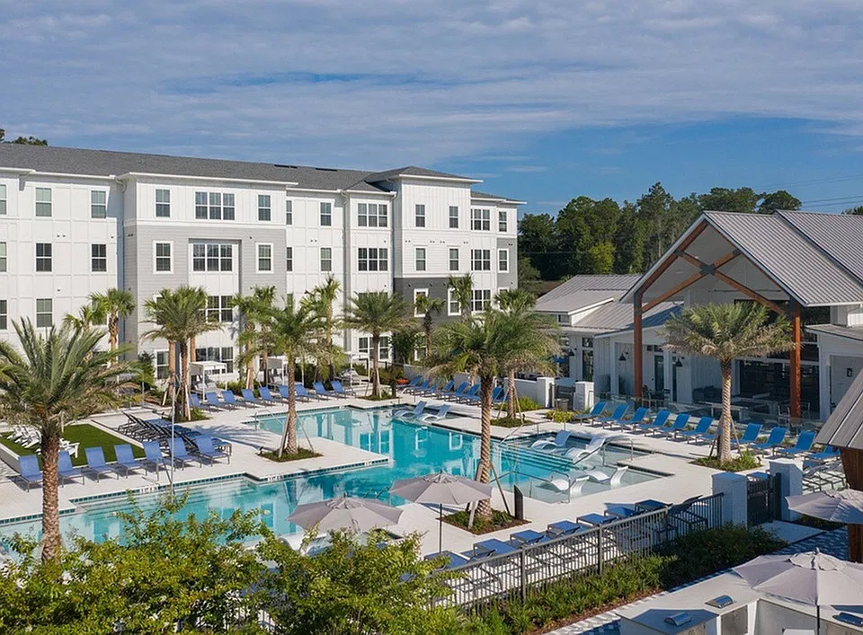 Campus Circle Gainesville - Aerial - Pool Angle